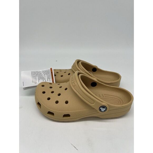 Crocs Adult Classic Clogs Wheat Mens 9/ Women’s 11 NWT - Picture 1 of 6